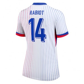 Frankrike Adrien Rabiot #14 Bortatröja Kvinnor EM 2024 Kortärmad